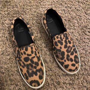 a new day Leopard Print Slip-On Sneakers